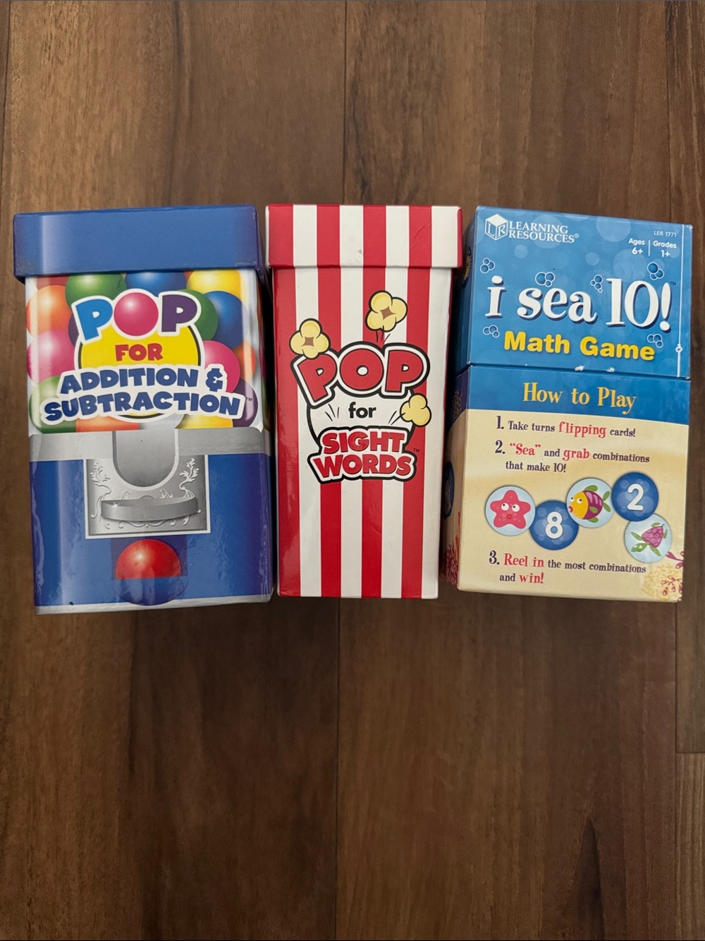 Set of 3 Educational Games